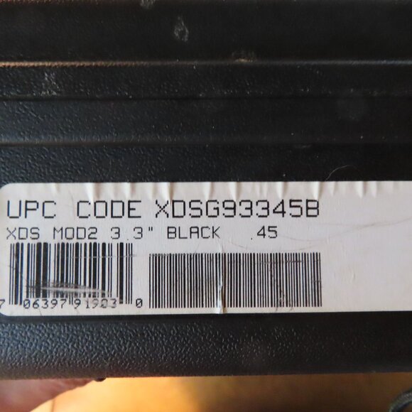 Springfield Armory; XD-S .45 ACP Mod.2; Hard Case; Blk - Picture 2 of 4